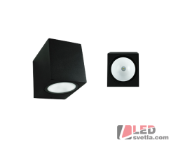 LED světlo nástěnné REVOS, 3W, IP65, 78x92x68mm, černé, PW (neutrální bílá)