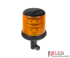 LED maják, oranžový, 10-30V, 183x135mm, na tyč