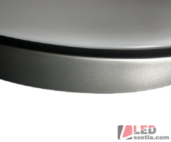 Svítidlo kulaté OPAL stříbrné, 460mm, 48W, IP20, WIFI, CCT (volitelná barva světla)