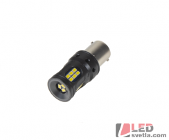 Autožárovka BA15s, bílá, CAN-BUS, 12-24V, 27LED/3020SMD