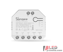 Sonoff WiFi spínač s měřením spotřeby, 2 kanály