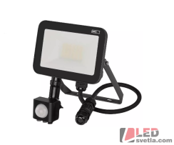 Reflektor LED, INOVO PIR, 20W, 2200lm, IP65, antracit, PW (neutrální bílá)