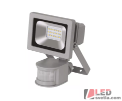 Reflektor LED, PROFI, 10W, 1000lm, IP44, PIR, PW (neutrální bílá)