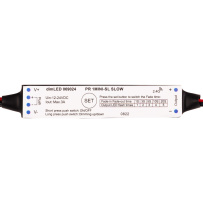 RF dimLED přijímač stmívač s funkcí SLOW,1x3A,12-24VDC
