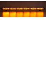 alej voděodolná IP67 12-24V 54x LED 1W oranžová 916mm ECE R65
