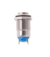 Tlačítkový vypínač M12 250V/5A kovový