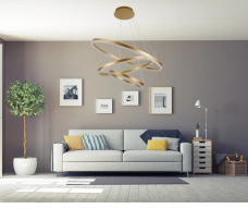 Svítidlo 125W CCT dim + DO 80-60-40cm